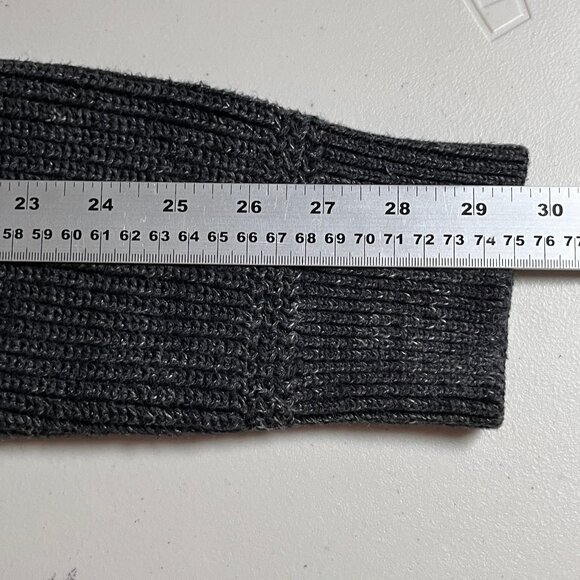 Polo Ralph Lauren Shawl Collar Knit Cardigan Sweater - Men's Size M - Black Gray - Picture 9 of 10